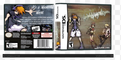 Nintendo Ds Box Art Cover - World Ends With You png