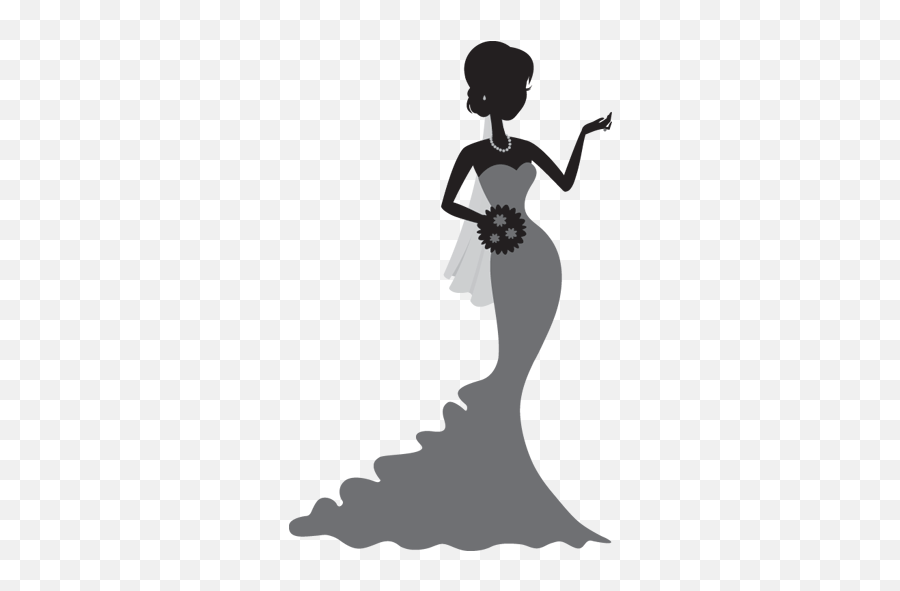 Bride Silhouette Png Picture 838619 - Bride Silhouette Clip Art,Bride Png