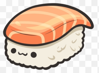 Sushi Draw Kawaii Transparent Cartoon - Cute Drawing png