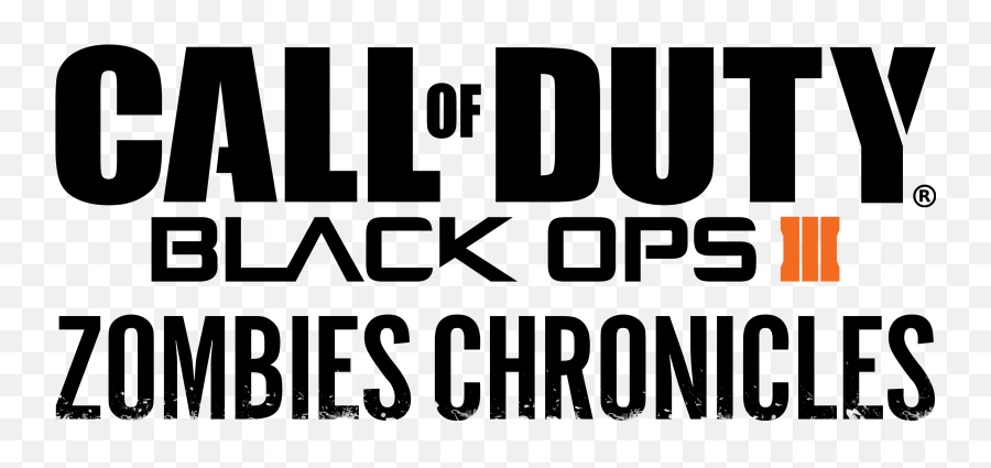 4 Zombie Chronicles Logos Hq Transparent Png - Album On Imgur Call Of Duty Black Ops,Call Of Duty Transparent
