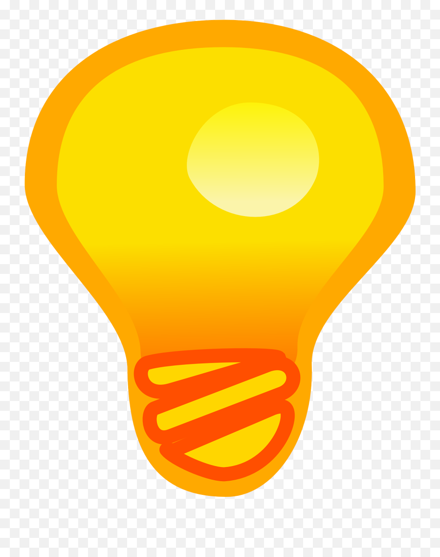 Clipart Of Symbol Idea Light Bulb - Png,Light Bulb Idea Png