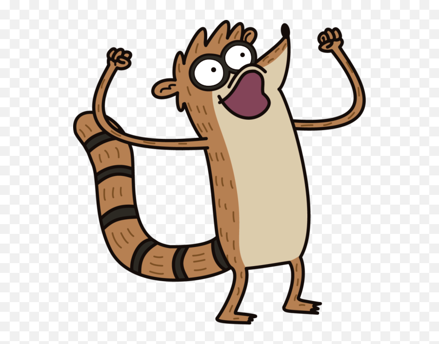 Rigby Png - Rigby Looking Excited Regular Show Scooby Doo Rigby Regular Show Png,Regular Show Png