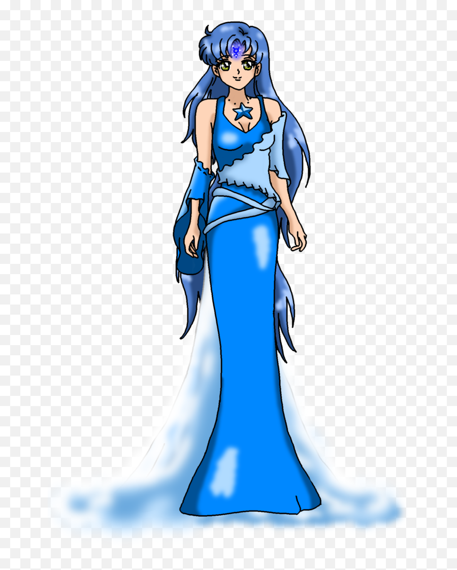 New Mercury Dress Design By Nads6969 - Sailor Moon Mercury Ami Mizuno Blue Dress Png,Sailor Mercury Png