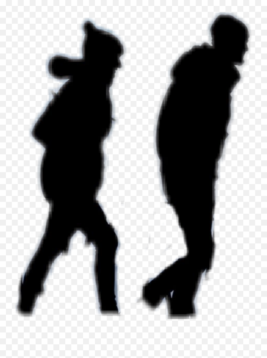 Download Freetoedit Remixit Man Women Walking Sticker - Silhouette Png,Shadow Man Png