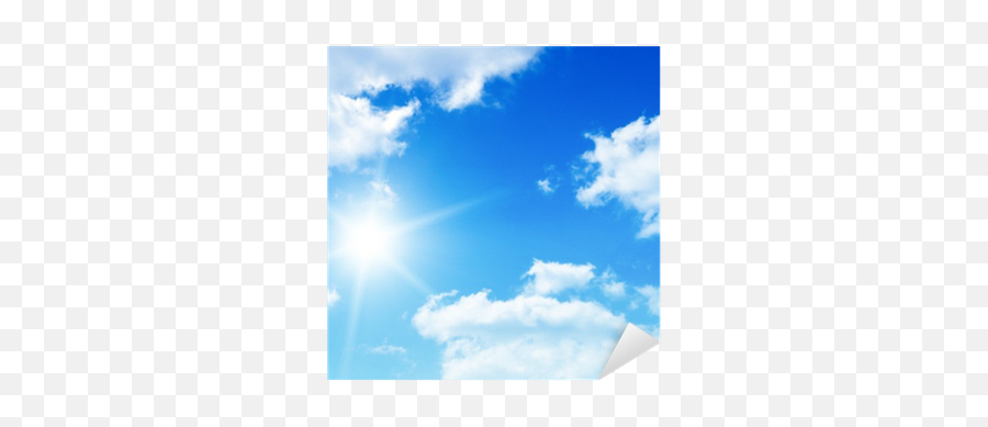 Blue Sky Png Picture Background With Tiny Clouds Sticker - Vertical,Clouds Transparent Png