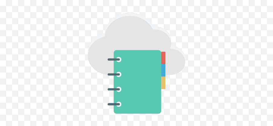 Free Cloud Dairy Diary Jotter Color Vector Icon - Vertical Png,Dairy Icon