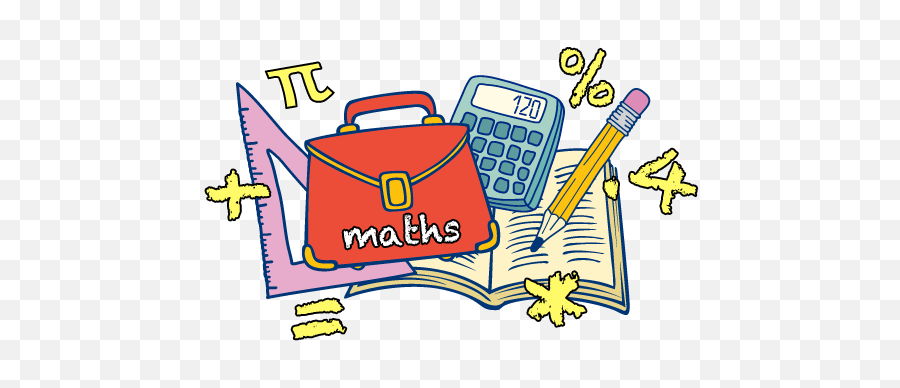 Math Cartoon Png Image Freeuse Stock - Things Use In School,Math Png