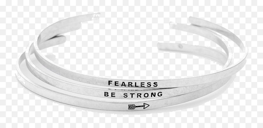 Details About Fearless Be Strong Arrow Bracelet Set - Solid Png,Religious Icon Bracelet