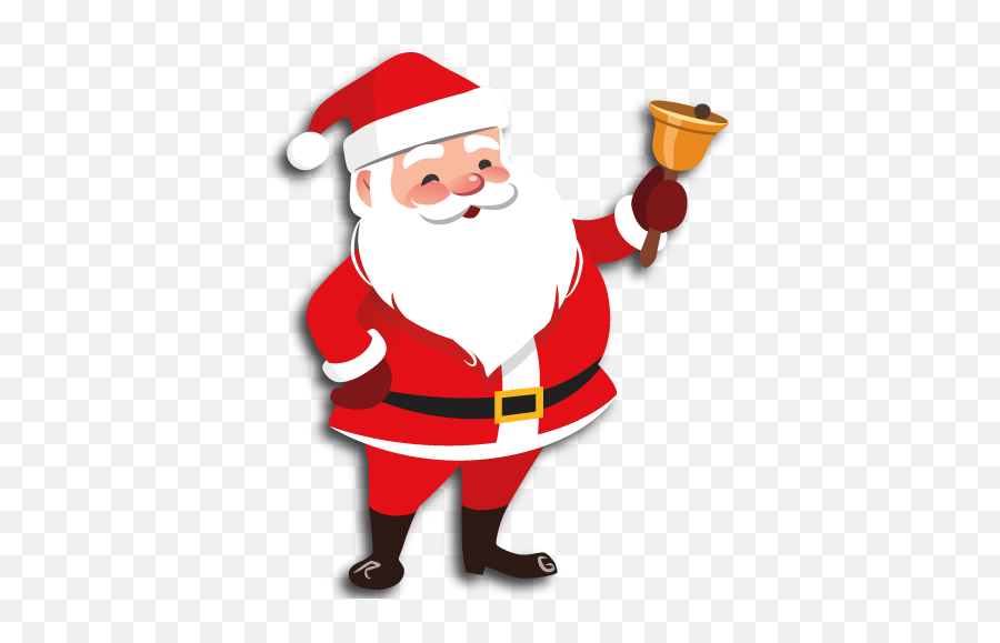 Santa Claus Jokes And Facts - Standing Santa Claus Cartoon Png,Santa Claus  Icon - free transparent png images 