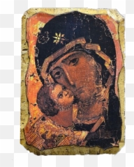 Products U2013 Christian Icons - Our Lady Of Vladimir png