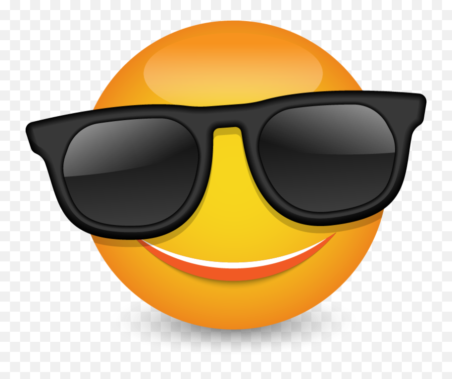 Sunglasses Smiley Emoticon - Free Cool Vector Emoji Png,Sunglasses Emoji Transparent