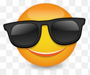 Sunglasses Smiley Emoticon - Free Cool Vector Emoji Png,Sunglasses Emoji Transparent