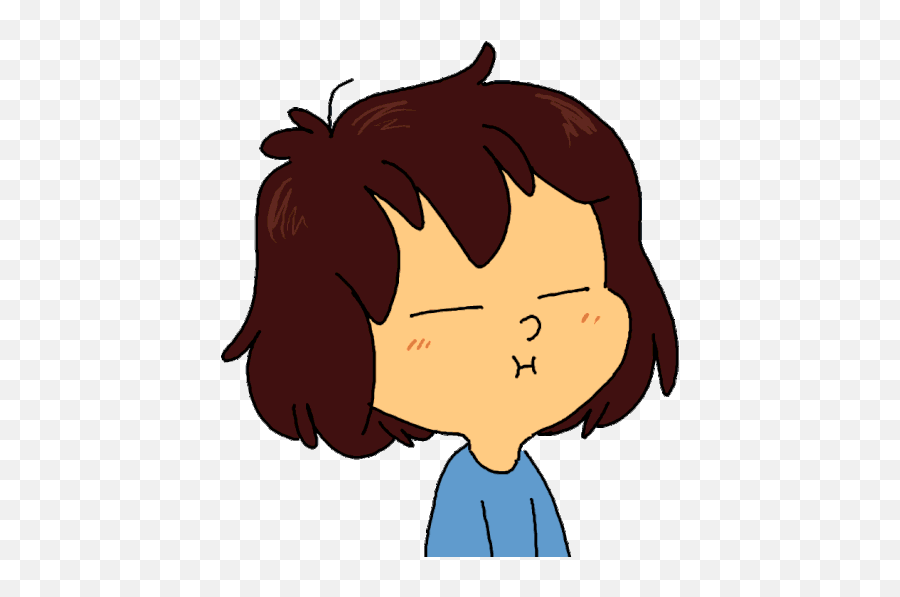 Frisk Swag For Life - Transparent Wow Gif Animation Png,Undertale Frisk Icon
