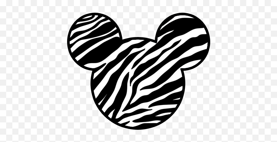 Png Mickey And Minnie Mouse Ears Icons - Minnie Mouse Zebra Print,Mickey Mouse Ears Png