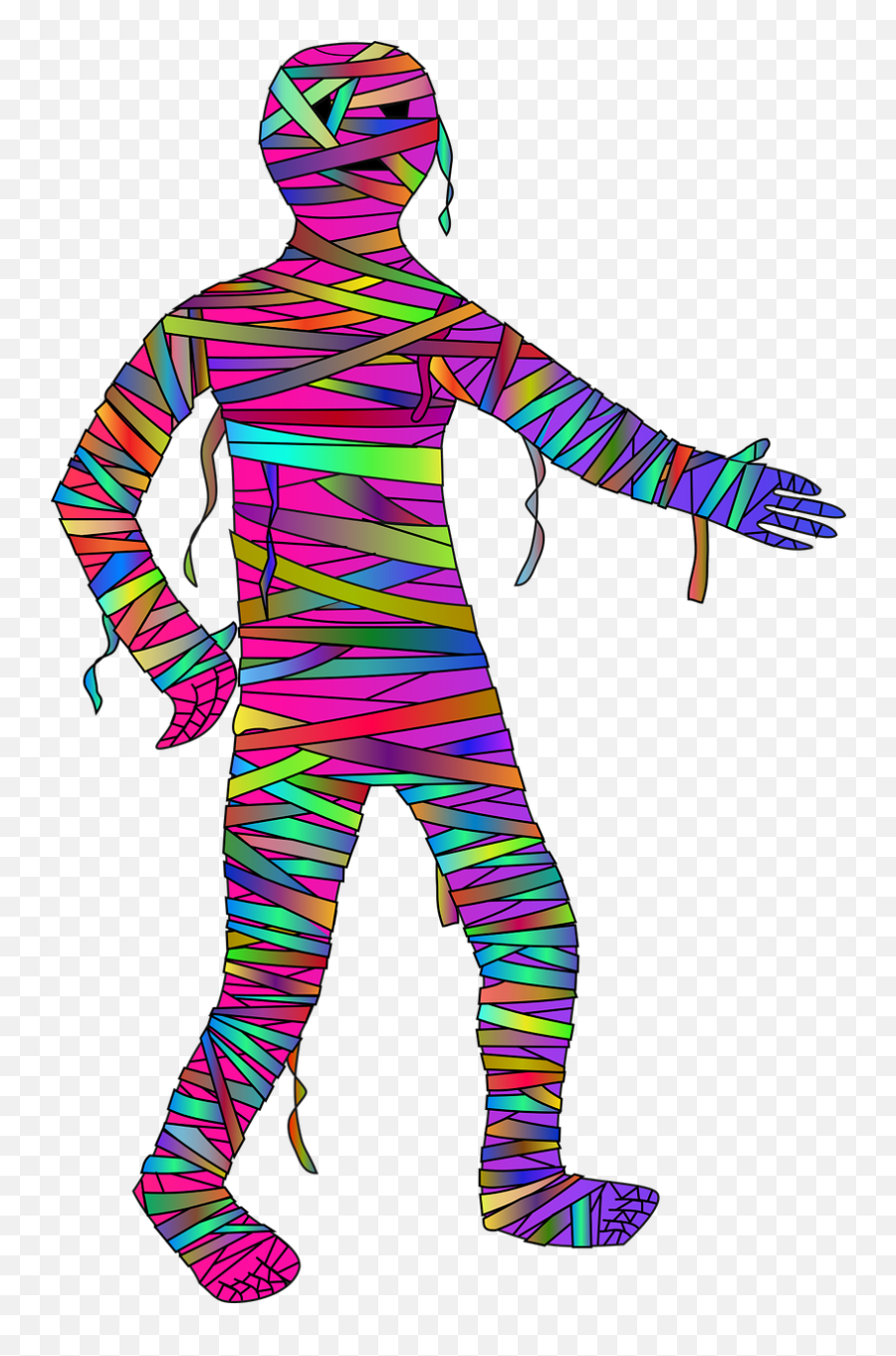 Multicolored Mummy Icon - Free Vector Graphic On Pixabay Egypt Gif Png,Rainbow Icon Png