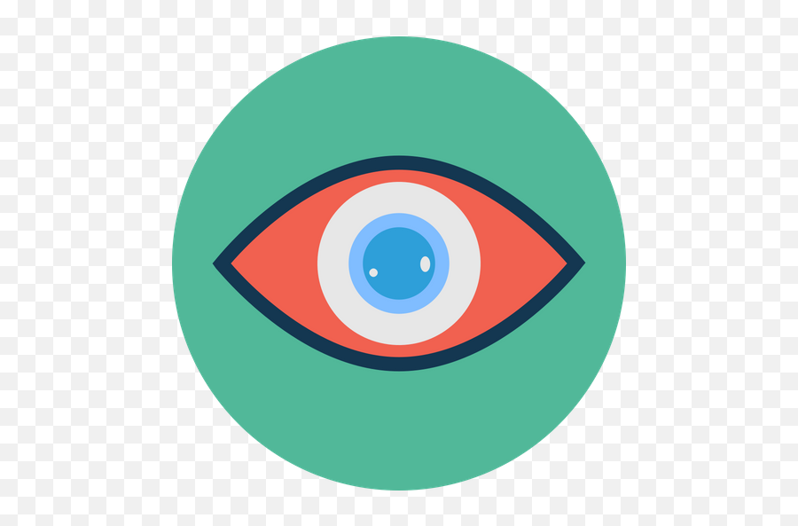 Free Eye Icon Of Rounded Style - Available In Svg Png Eps Dot,Eagle Eye Icon