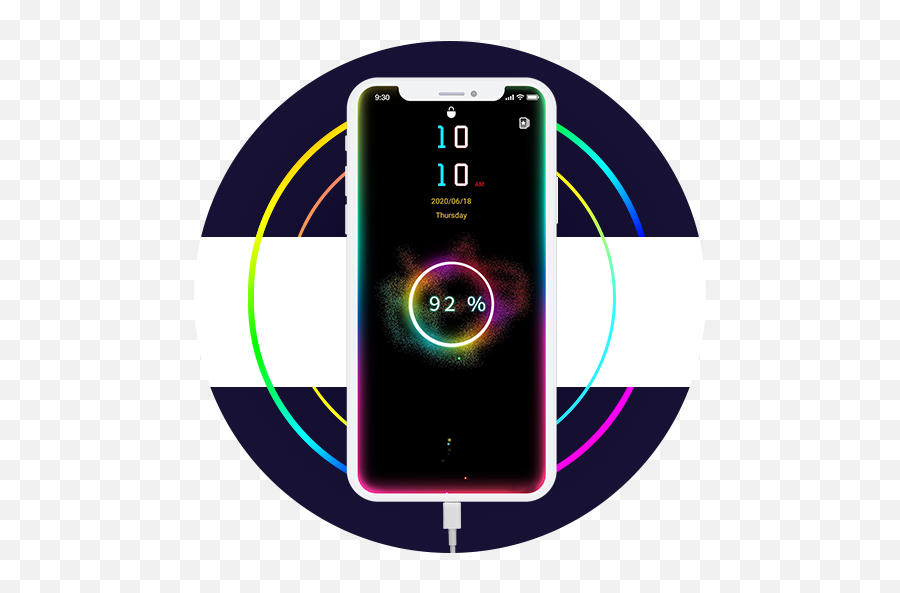 Battery Charging Animation Effect And Lock Screen Apk 16 - Battery Lock Screen Widget Png,Phone Icon Next To Battery