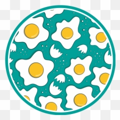 Fried Eggs Pattern Kitchen Flooring - Fondo De Huevos Estrellados png