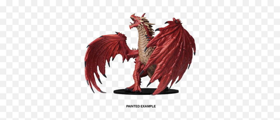 Gargantuan Red Dragon Deep Cuts - Pathfinder Miniature Gargantuan Red Dragon Miniature Png,Red Dragon Png
