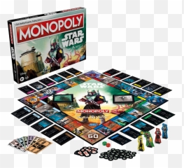 Star Wars Monopoly Boba Fett Edition - png