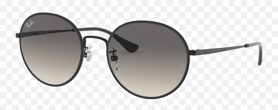 Black Sunglasses In Grey And Rb3612d Ray - Ban Versace Octagon Black Sunglasses Png,Rayban Icon Round
