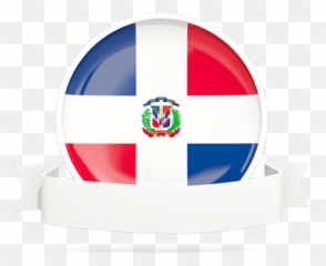 Flag With Empty Ribbon Illustration Of Dominican - Language Png,Icon Of Sin