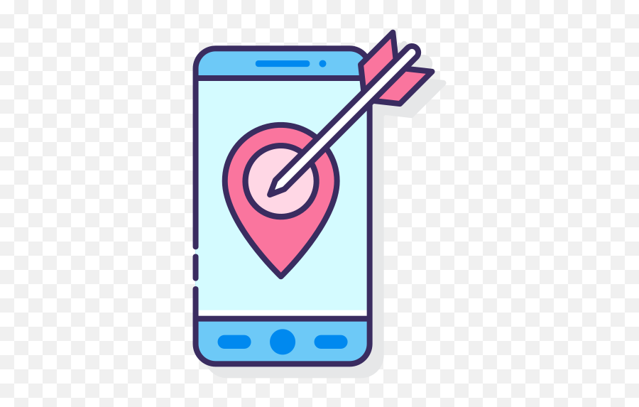 Geotag - Free Arrows Icons Mobile Phone Png,Iphone Navigation Icon