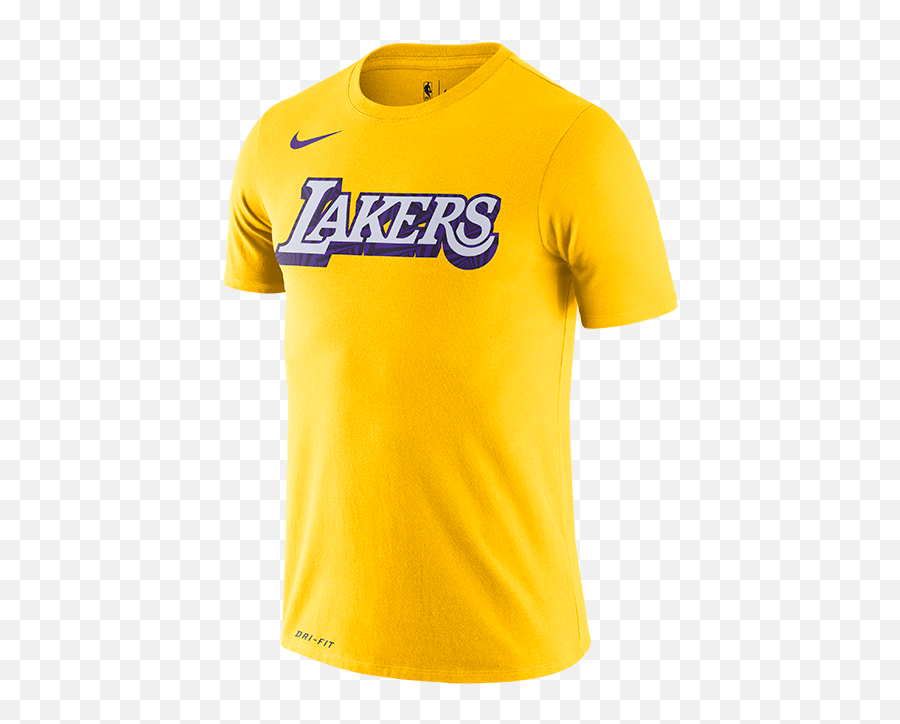 Los Angeles Lakers 19 City Edition Logo Tee - Gold Lakers Png,Gold Nike Logo