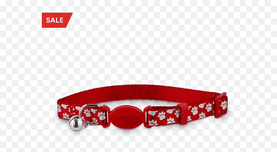 Good2go Red Shiny Paws Breakaway Cat Collar - Broches De Collar De Gato Png,Icon Bracelet Red Png