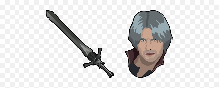 Devil May Cry 5 Dante Rebellion Sword Cursor U2013 Custom - Assault Rifle Png,Devil May Cry 5 Png