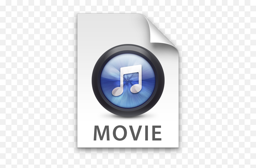 Itunes Movie Blue Icon - Itunes Filetype Icons Softiconscom Formatos De Audio Aiff Png,Movie Png