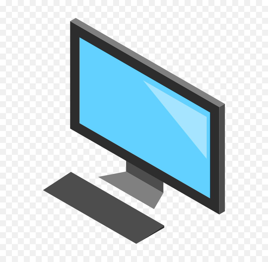Computer Monitor Screen - Free Vector Graphic On Pixabay Computer Cartoon Transparent Background Png,Computer Monitor Png