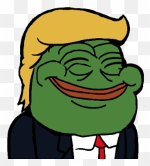 Smiling Pepe Trump - Png