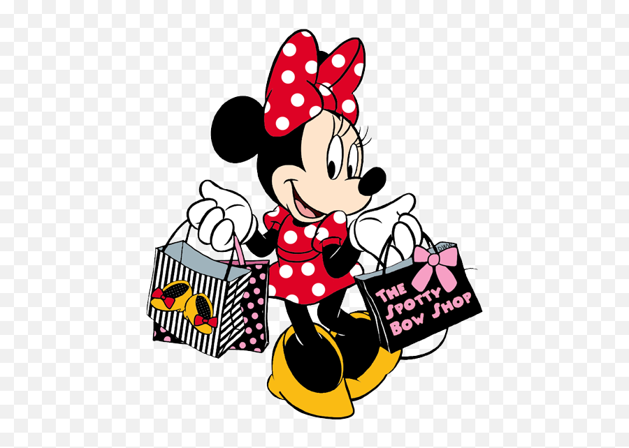 Disney Cliparts Shopping Free Download Clip Art - Webcomicmsnet Mickey And Minnie Shopping Png,Disney Clipart Transparent Background