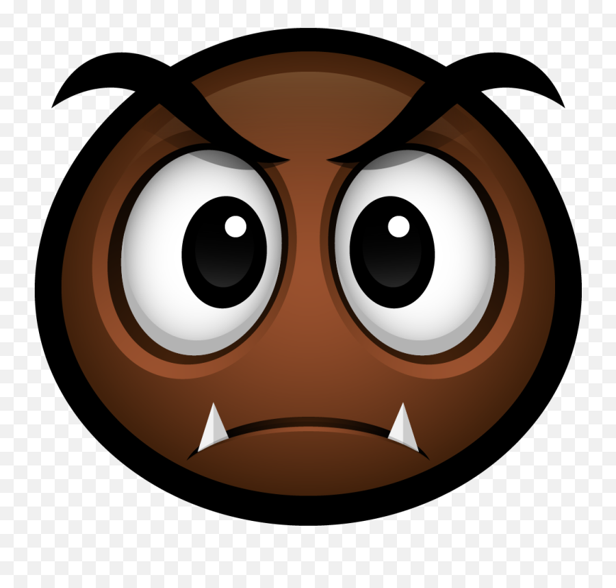 Goomba Png - Goomba Emoji Transparent,Goomba Png
