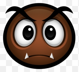Goomba Png - Goomba Emoji Transparent,Goomba Png