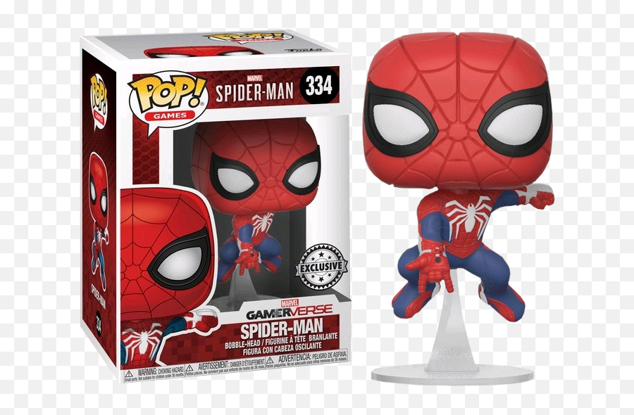 Download Funko Pop Spiderman Ps4 - Figurine Pop Spiderman Ps4 Png,Spiderman Ps4 Png