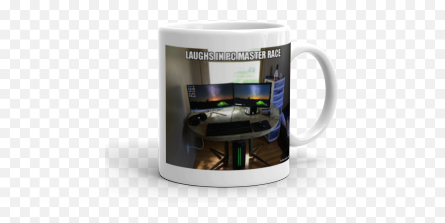 Laughs In Pc Master Race Make A Meme - Mug Png,Pc Master Race Png