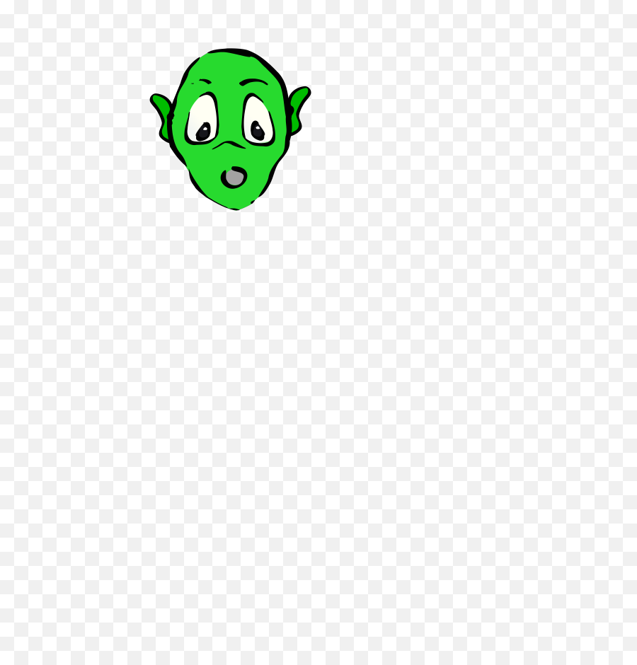 Cartoon Alien Head Png Transparent - Clipart Transparent Alien Head,Alien Head Png