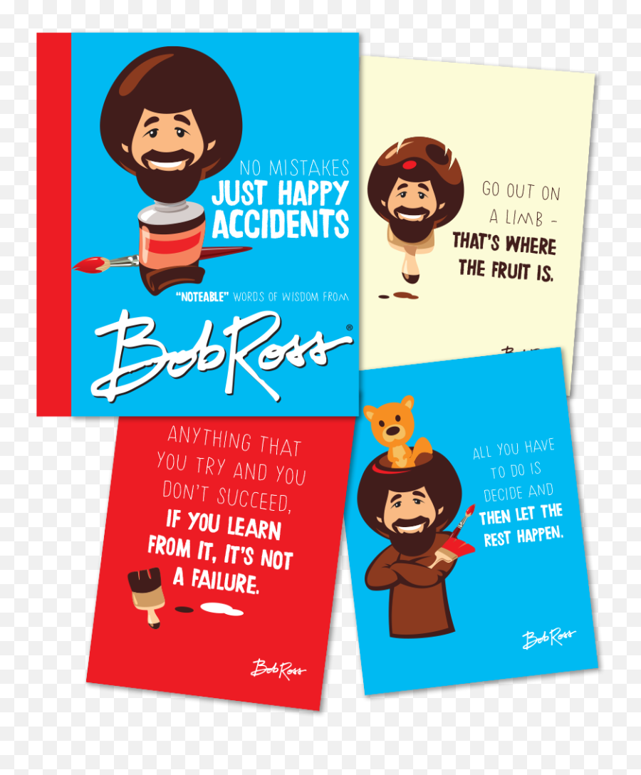 Bob Ross Noteables - Cartoon Png,Bob Ross Png