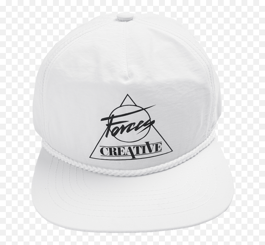 White Snapback Cap U2014 F O R C E S A T I V Png Black