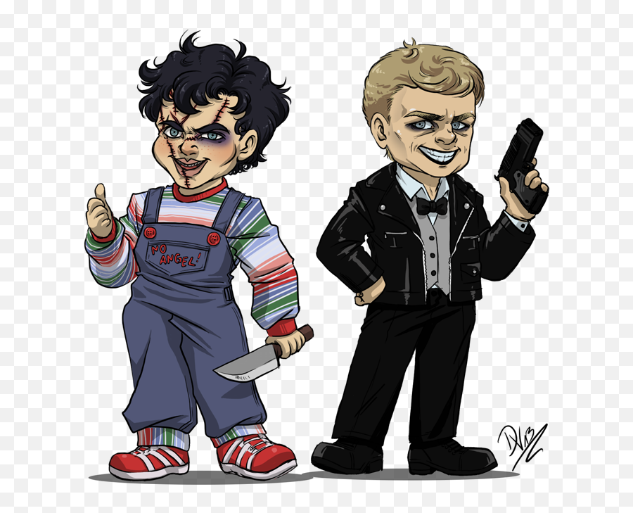 John And Sherlock As Tiffany Chucky From The - Cartoon Chucky Png,Chucky Png