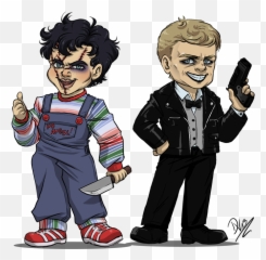 John And Sherlock As Tiffany Chucky From The - Cartoon Chucky Png,Chucky Png