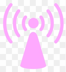 Tower Light Pink Png Clip Arts For Web - free Wifi Access Point Icon