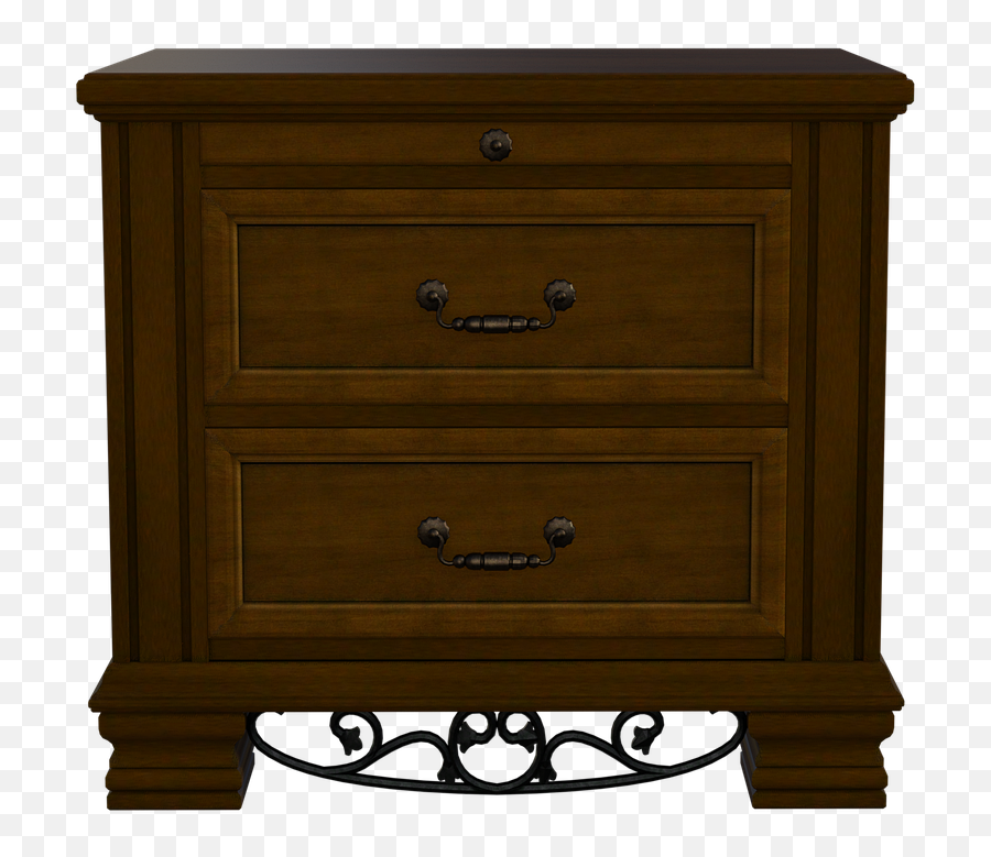 Side Table Drawers Metal Pulls - Chest Of Drawers Png,Side Table Png