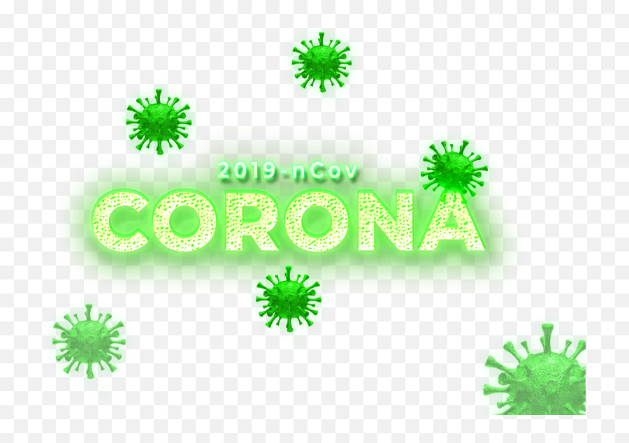 Green Corona Virus 3d Text Style Png - Png 7786 Free Png Corona Png For Editing,Virus Transparent