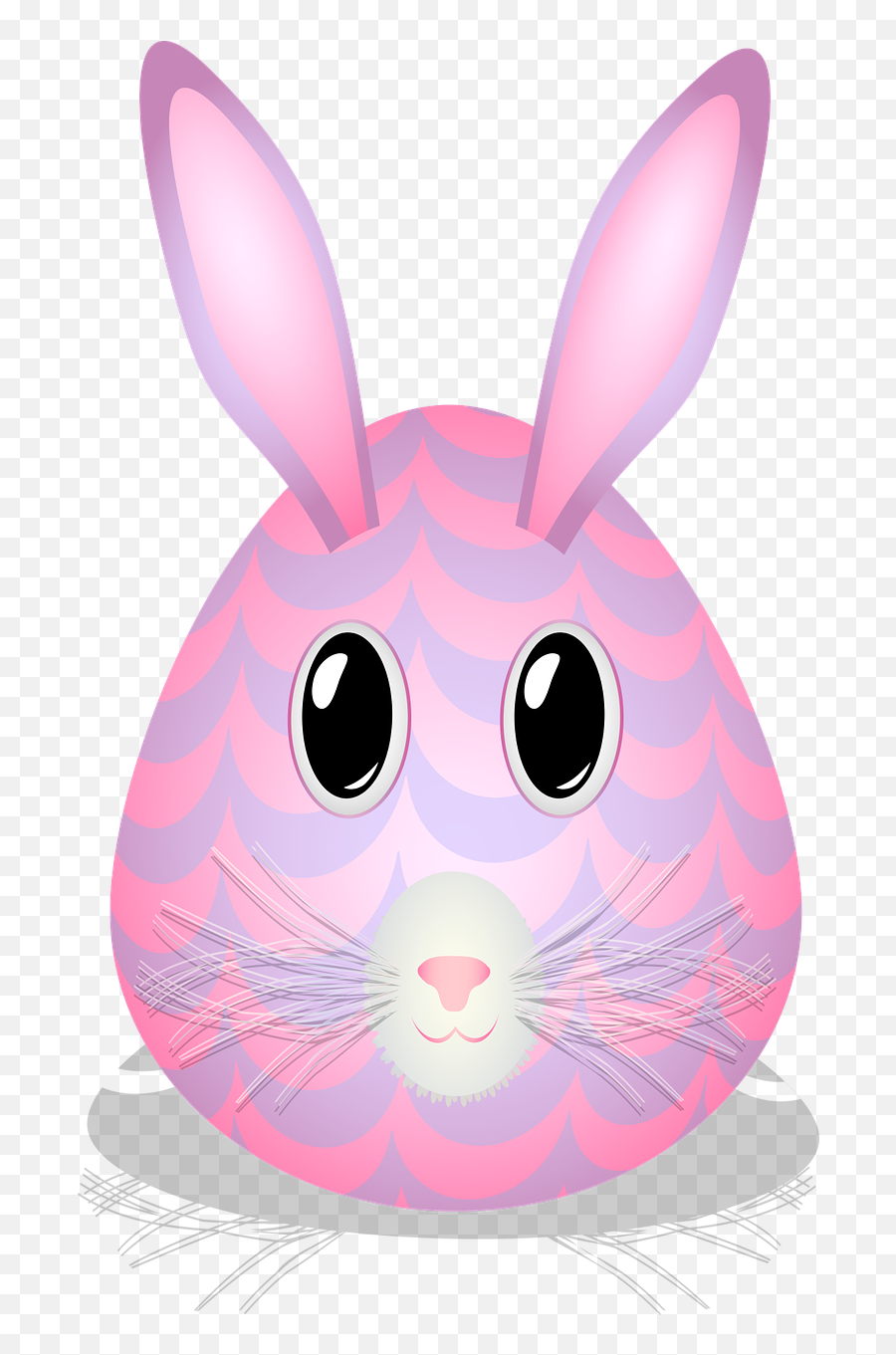 Graphic Easter Egg Bunny - Free Vector Graphic On Pixabay Bunny Easter Egg Png,Egg Emoji Png