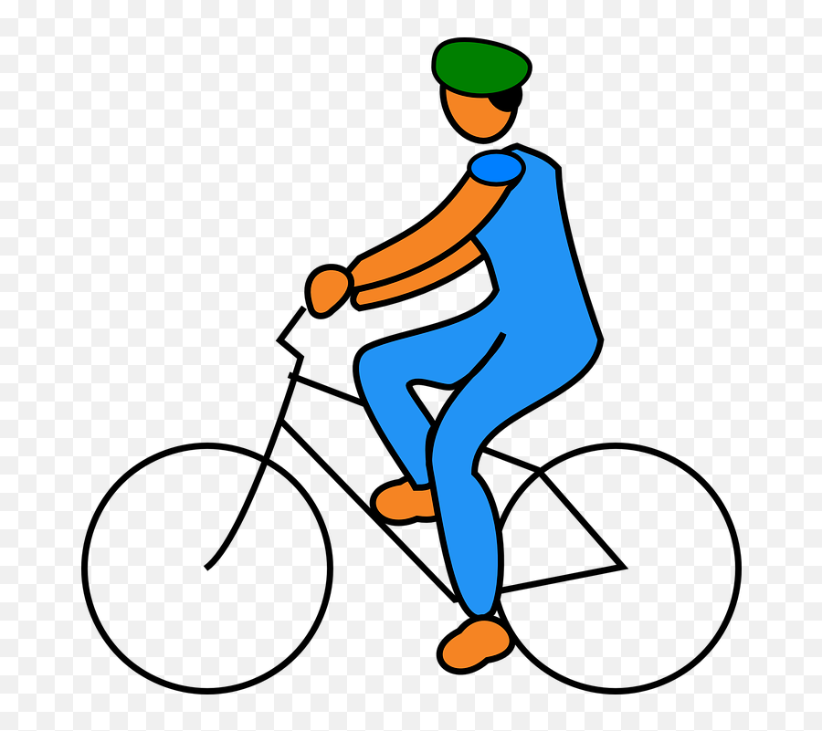 Bicycle Man Bike - Free Vector Graphic On Pixabay Muscular Force Examples Png,Bike Rider Png