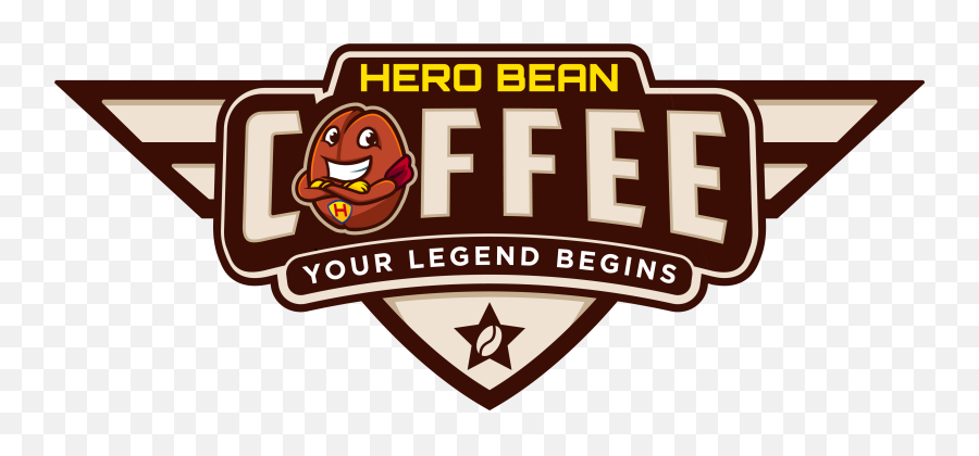 Buy The Best Gourmet Hero Coffee Beans Freshly Roasted In - Clip Art Png,Coffee Bean Logo