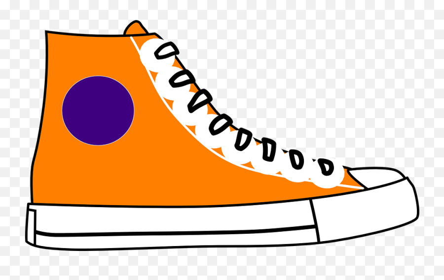 Converse Shoe Orange - Pete The Cat Shoes Clipart Png,Converse Png